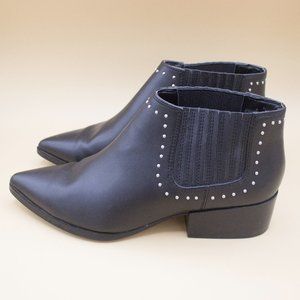Marc Fisher Black Ankle Boots Women Size 6.5